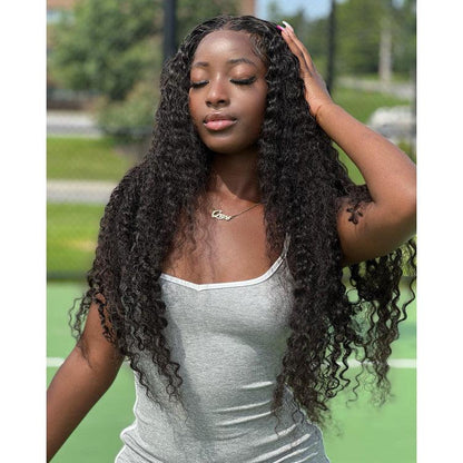 Ready And Go Wig-Loose Deep Wave HD Glueless Lace Closure Human Hair Wigs Pre Cut