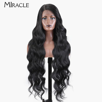 Deep Loose Wave Side Part Synthetic Lace Front Wig