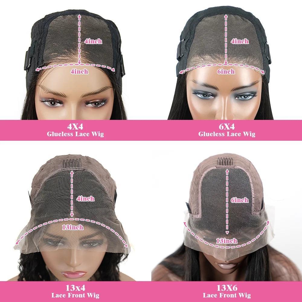 Ready And Go Wig-Loose Deep Wave HD Glueless Lace Closure Human Hair Wigs Pre Cut
