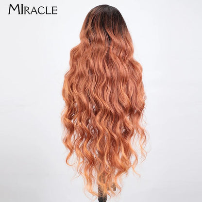 Deep Loose Wave Side Part Synthetic Lace Front Wig
