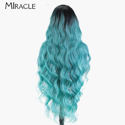 Deep Loose Wave Side Part Synthetic Lace Front Wig