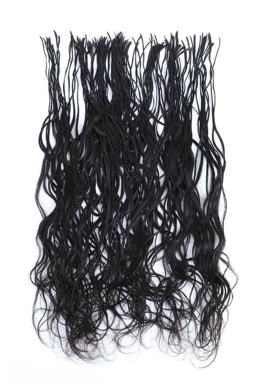 Pre-Divided Deep Wave Bulk Human Hair For Braiding