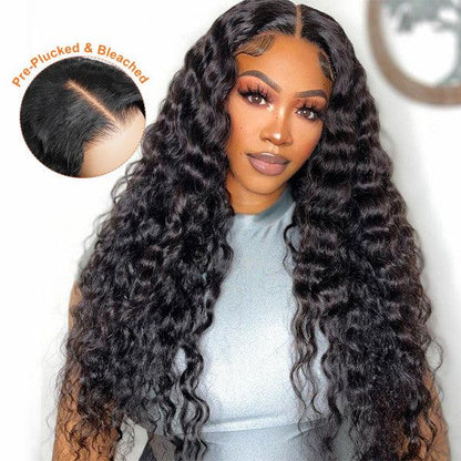 Ready And Go Wig-Loose Deep Wave HD Glueless Lace Closure Human Hair Wigs Pre Cut